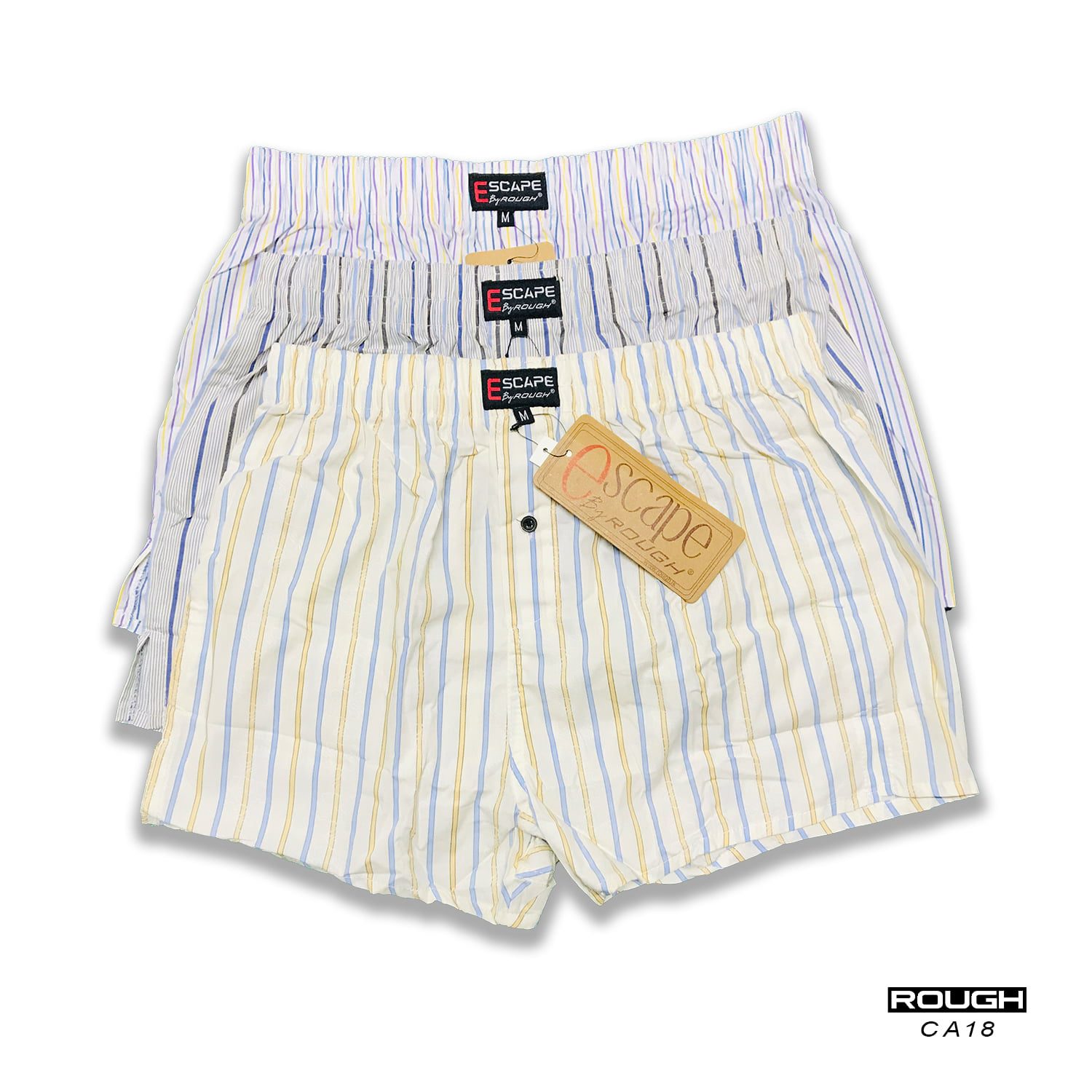 ROUGH Boxer Shorts 3in1 pack | CA-18 - ROUGH CLOTHING