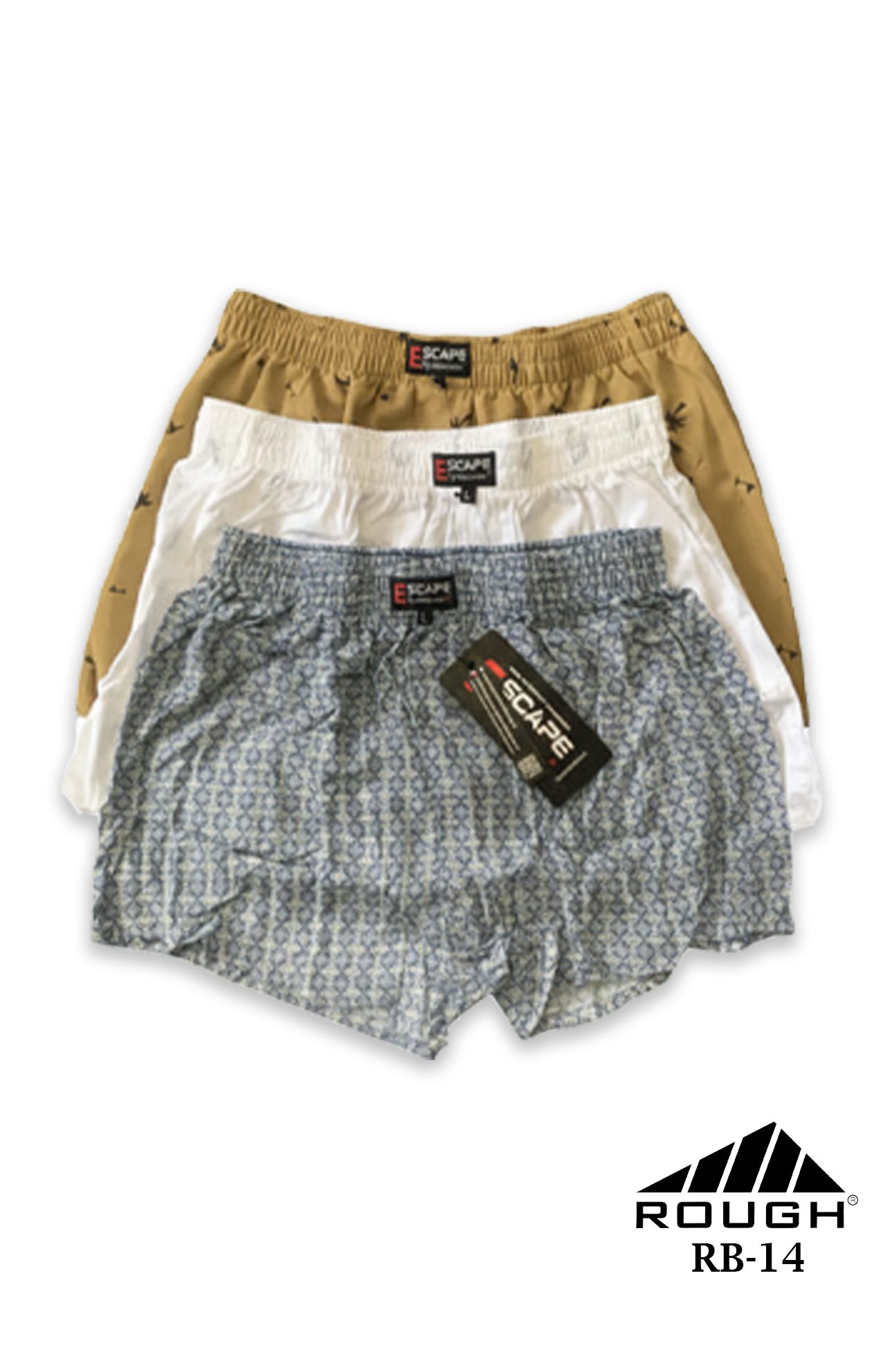 Rough Clothing unisex boxer shorts premium cotton comfortable fit Sri Lanka