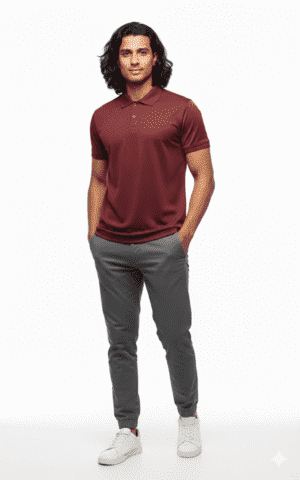 Rough Clothing activewear polo t shirt athletic fit breathable performance Sri Lanka