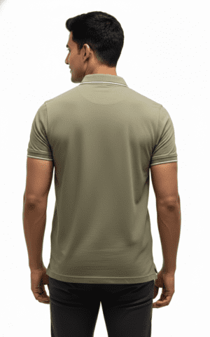 Rough Clothing textured knit polo shirt premium street smart wear Men’s modern athletic polo fashion Sri Lanka Luxury casual knit polo by Rough Clothing