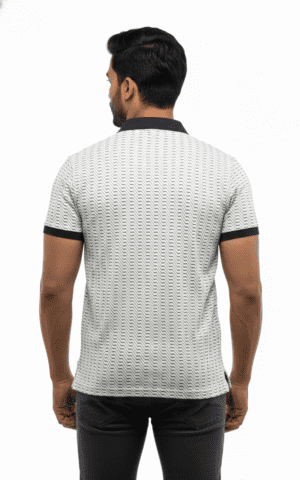 Rough Clothing textured knit polo shirt premium street smart wear Men’s modern athletic polo fashion Sri Lanka Luxury casual knit polo by Rough Clothing