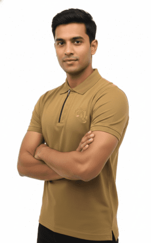 Rough Clothing textured knit polo shirt premium street smart wear Men’s modern athletic polo fashion Sri Lanka Luxury casual knit polo by Rough Clothing