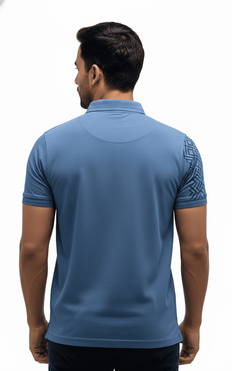 Rough Clothing textured knit polo shirt premium street smart wear Men’s modern athletic polo fashion Sri Lanka Luxury casual knit polo by Rough Clothing
