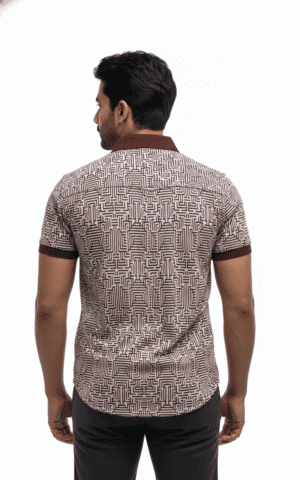 Rough Clothing textured knit polo shirt premium street smart wear Men’s modern athletic polo fashion Sri Lanka Luxury casual knit polo by Rough Clothing
