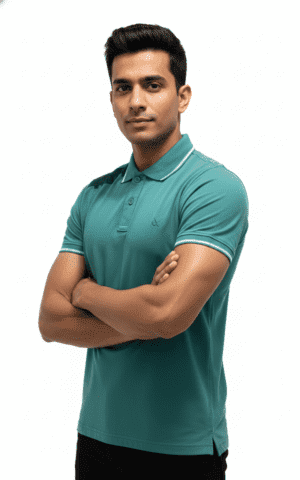 Rough Clothing textured knit polo shirt premium street smart wear Men’s modern athletic polo fashion Sri Lanka Luxury casual knit polo by Rough Clothing