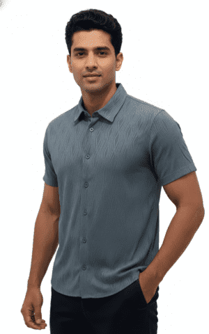 Rough Clothing textured knit polo shirt premium street smart wear Men’s modern athletic polo fashion Sri Lanka Luxury casual knit polo by Rough Clothing