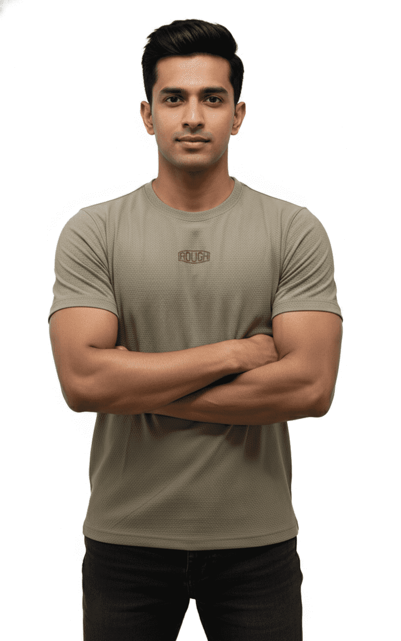 ROUGH T-Shirt Crew-neck 4616