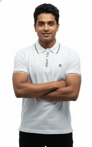 Rough Clothing textured knit polo shirt premium street smart wear Men’s modern athletic polo fashion Sri Lanka Luxury casual knit polo by Rough Clothing