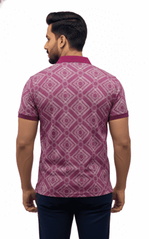 Rough Clothing textured knit polo shirt premium street smart wear Men’s modern athletic polo fashion Sri Lanka Luxury casual knit polo by Rough Clothing