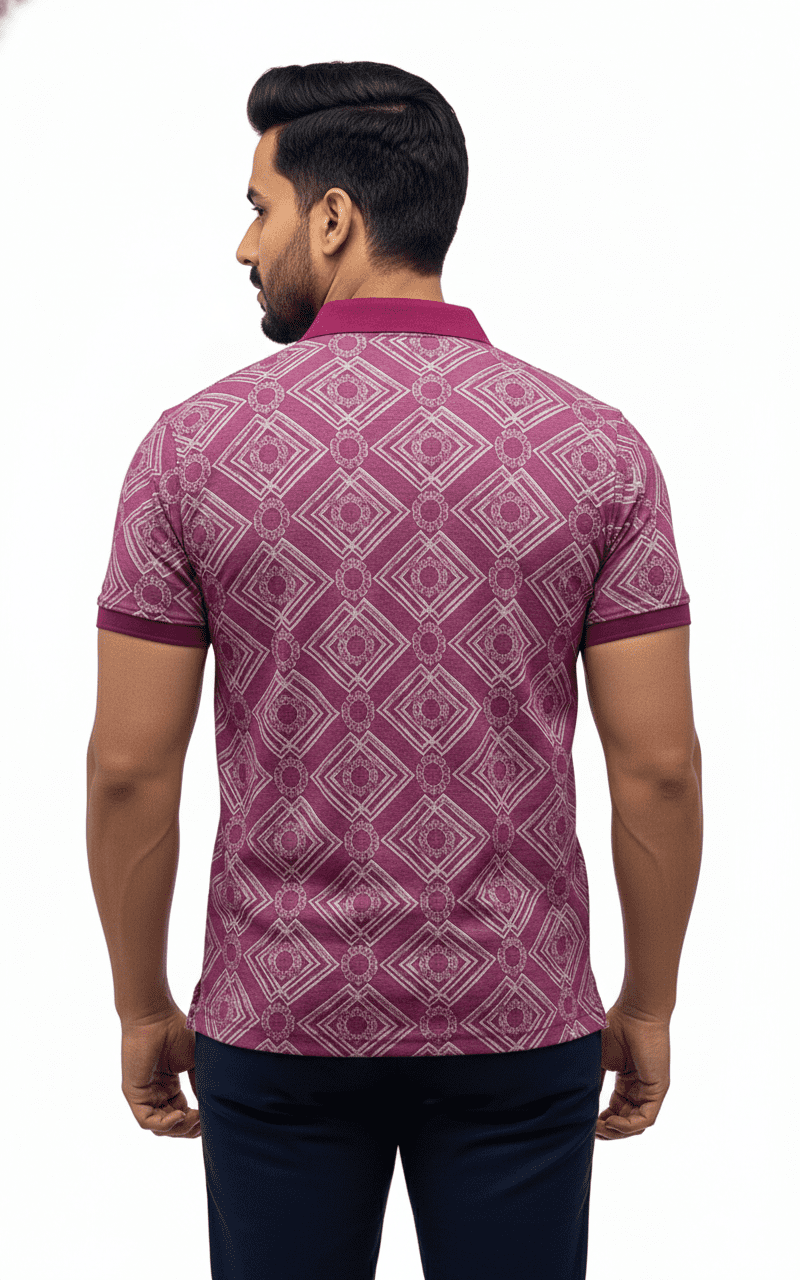 Rough Clothing textured knit polo shirt premium street smart wear Men’s modern athletic polo fashion Sri Lanka Luxury casual knit polo by Rough Clothing