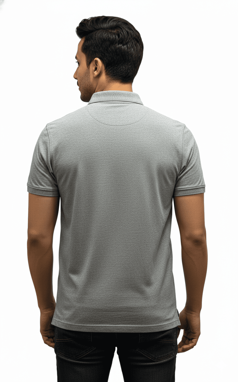 Rough Clothing textured knit polo shirt premium street smart wear Men’s modern athletic polo fashion Sri Lanka Luxury casual knit polo by Rough Clothing