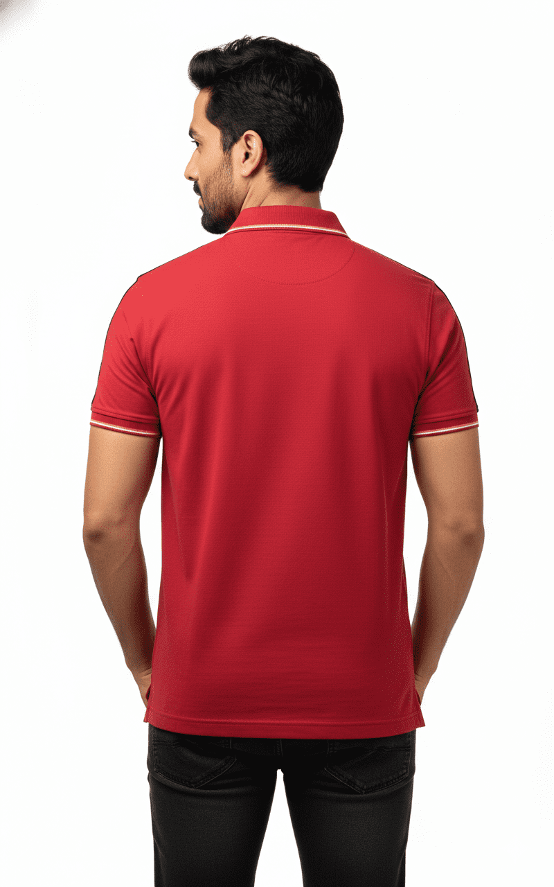 Rough Clothing textured knit polo shirt premium street smart wear Men’s modern athletic polo fashion Sri Lanka Luxury casual knit polo by Rough Clothing