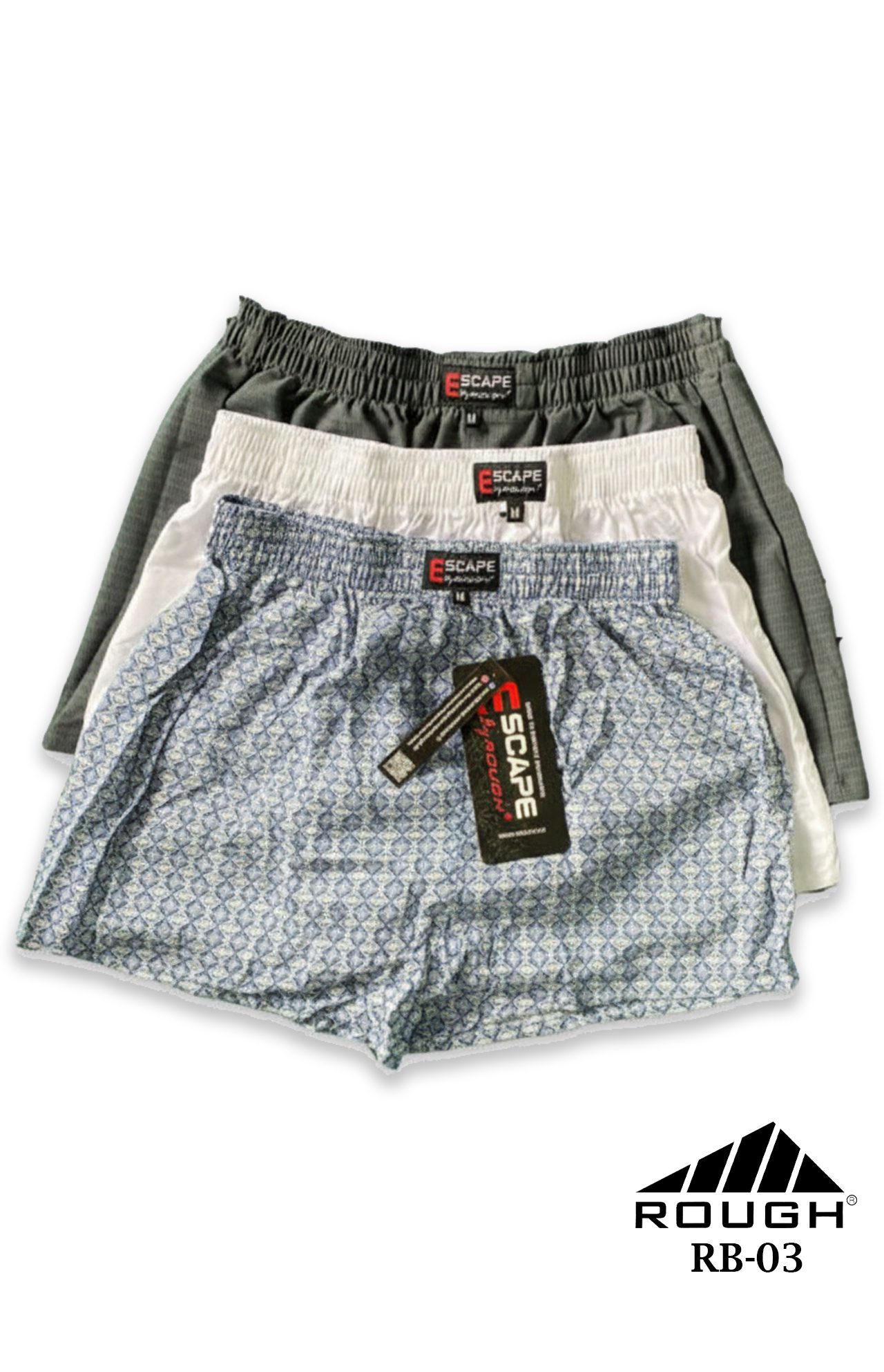 Rough Clothing unisex boxer shorts premium cotton comfortable fit Sri Lanka