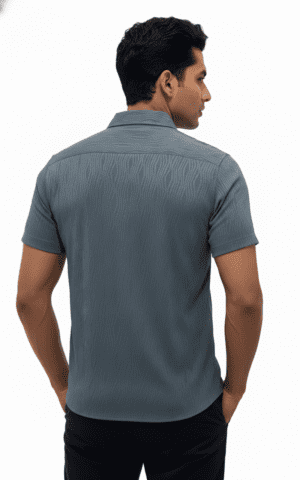 Rough Clothing textured knit polo shirt premium street smart wear Men’s modern athletic polo fashion Sri Lanka Luxury casual knit polo by Rough Clothing