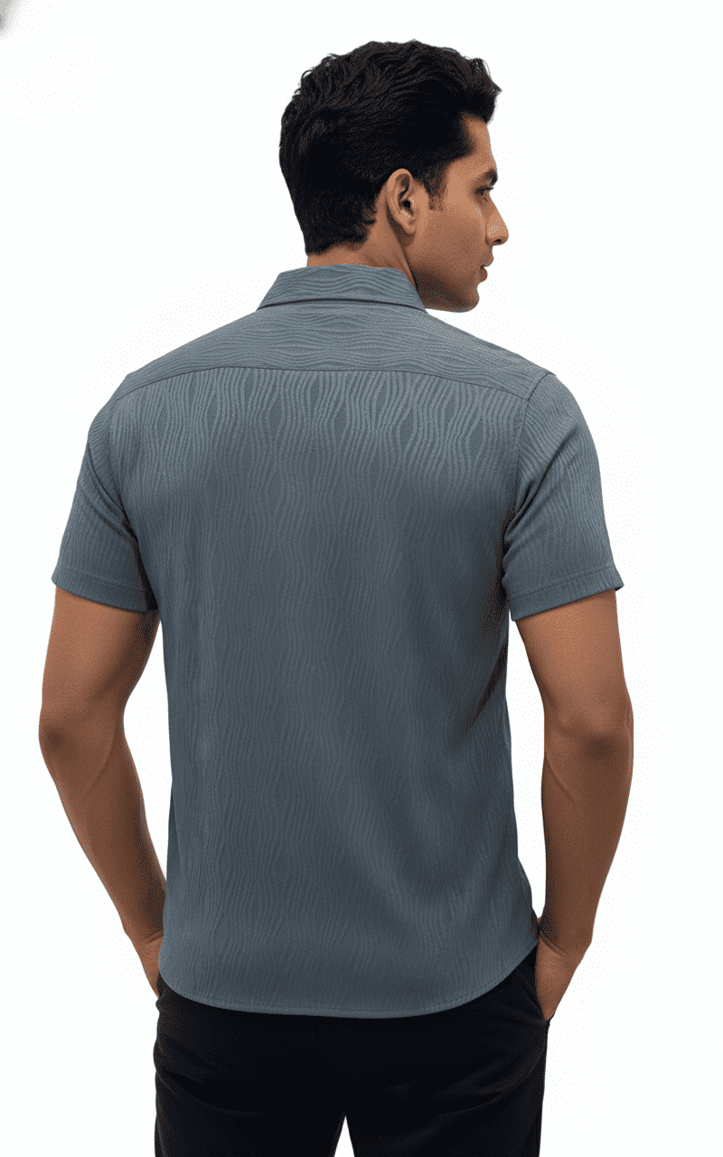 Rough Clothing textured knit polo shirt premium street smart wear Men’s modern athletic polo fashion Sri Lanka Luxury casual knit polo by Rough Clothing