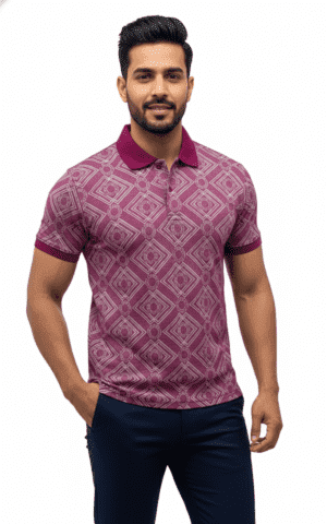 Rough Clothing textured knit polo shirt premium street smart wear Men’s modern athletic polo fashion Sri Lanka Luxury casual knit polo by Rough Clothing
