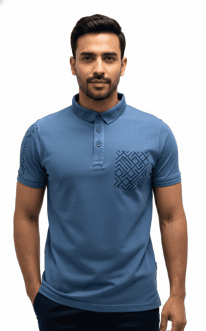 Rough Clothing textured knit polo shirt premium street smart wear Men’s modern athletic polo fashion Sri Lanka Luxury casual knit polo by Rough Clothing