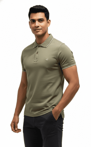 Rough Clothing textured knit polo shirt premium street smart wear Men’s modern athletic polo fashion Sri Lanka Luxury casual knit polo by Rough Clothing