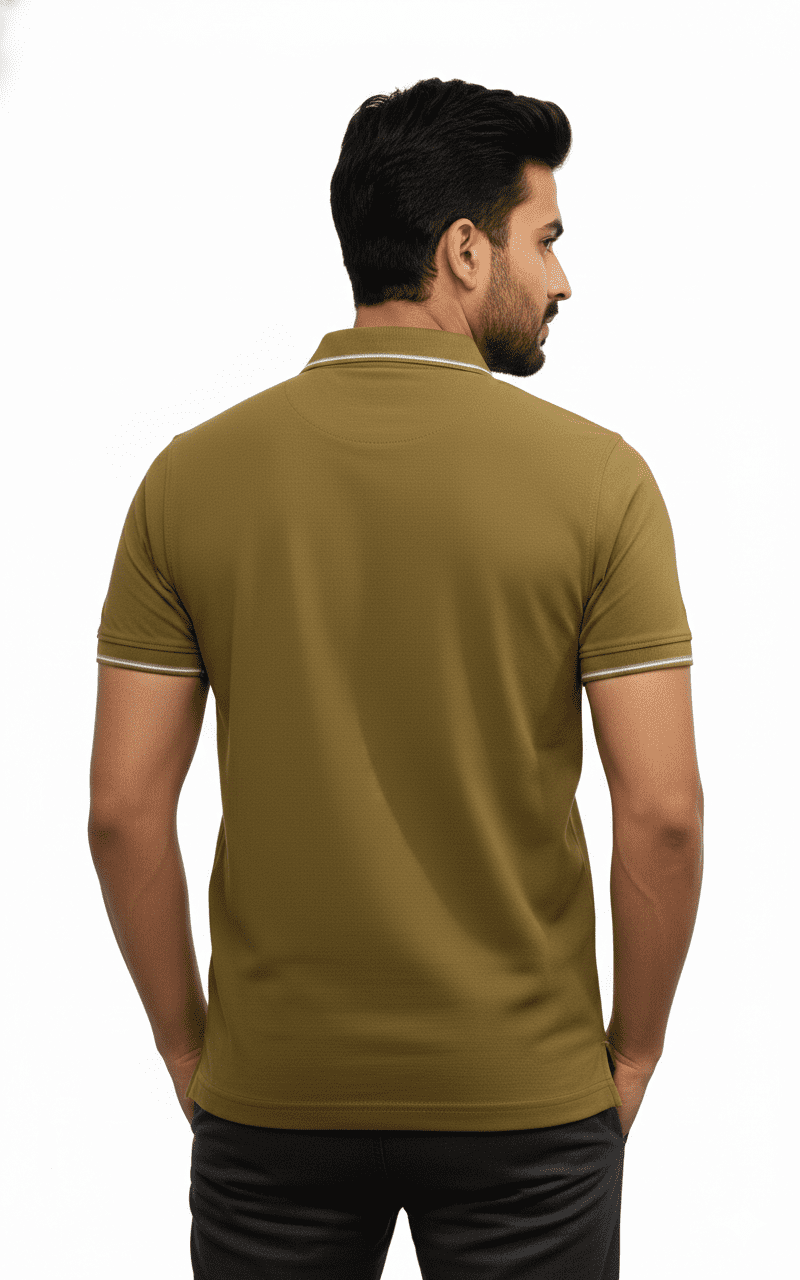 Rough Clothing textured knit polo shirt premium street smart wear Men’s modern athletic polo fashion Sri Lanka Luxury casual knit polo by Rough Clothing