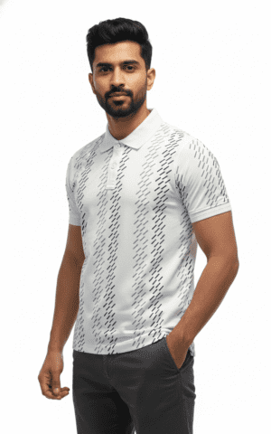 Rough Clothing textured knit polo shirt premium street smart wear Men’s modern athletic polo fashion Sri Lanka Luxury casual knit polo by Rough Clothing