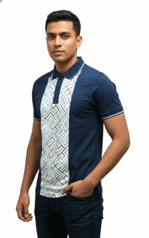 Rough Clothing textured knit polo shirt premium street smart wear Men’s modern athletic polo fashion Sri Lanka Luxury casual knit polo by Rough Clothing