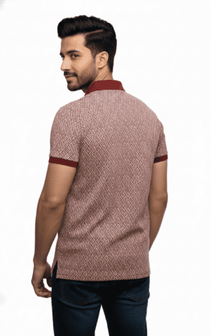 Rough Clothing textured knit polo shirt premium street smart wear Men’s modern athletic polo fashion Sri Lanka Luxury casual knit polo by Rough Clothing