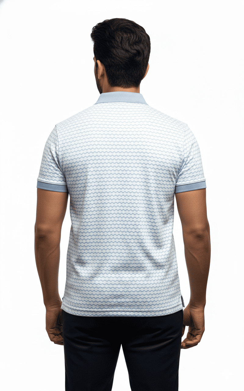 Rough Clothing textured knit polo shirt premium street smart wear Men’s modern athletic polo fashion Sri Lanka Luxury casual knit polo by Rough Clothing